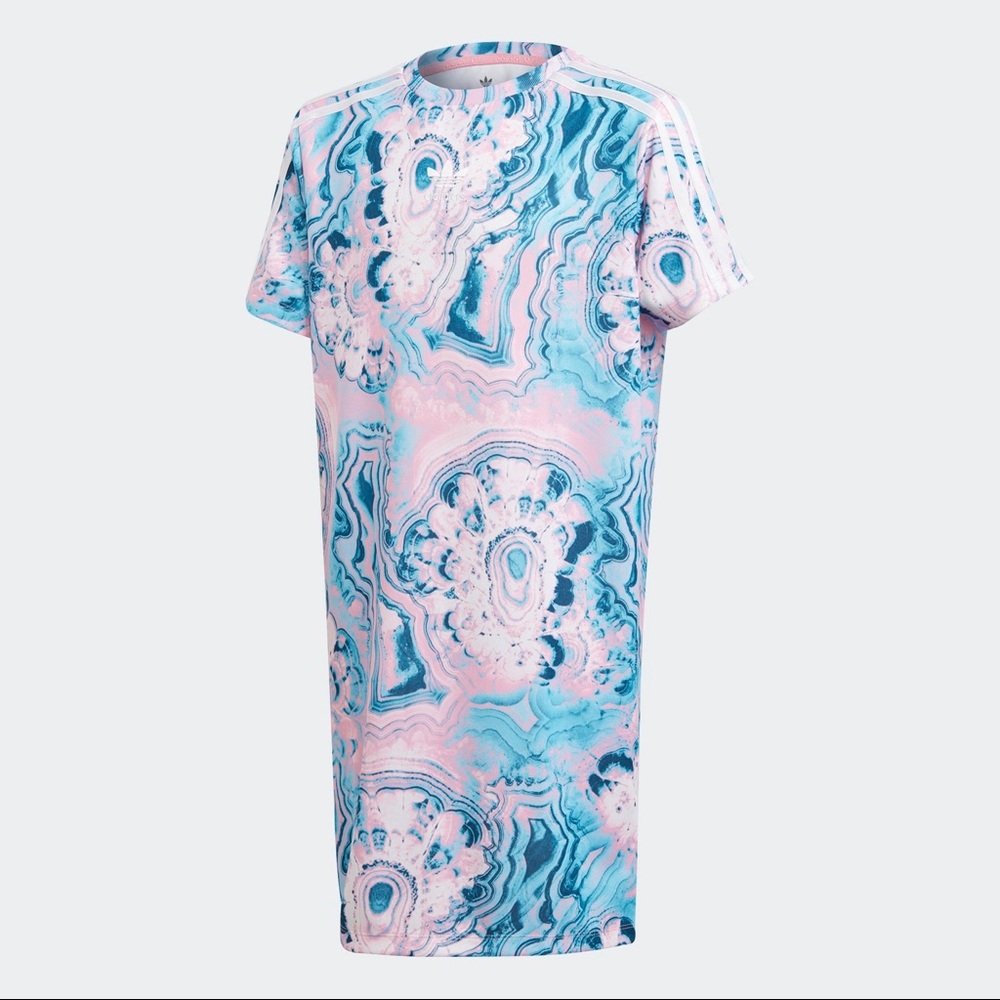 Adidas marble tee dress